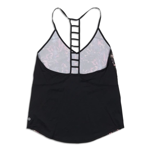 Lululemon Breezy Singlet Tank Top Floral‎ Sport-4 - Picture 6 of 9
